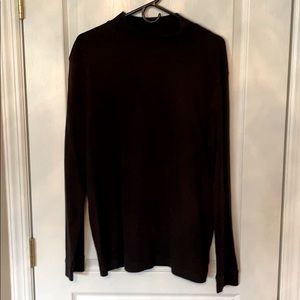 Men Large Half Turtleneck Croft&Barrow - BLACK